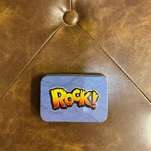 Rock! Card Game in Tin A Rock Paper Scissors Game